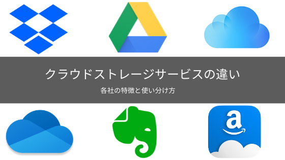 無料クラウドストレージの特徴と違い 個人と仕事の使い分けを考える ビジネス幼稚園