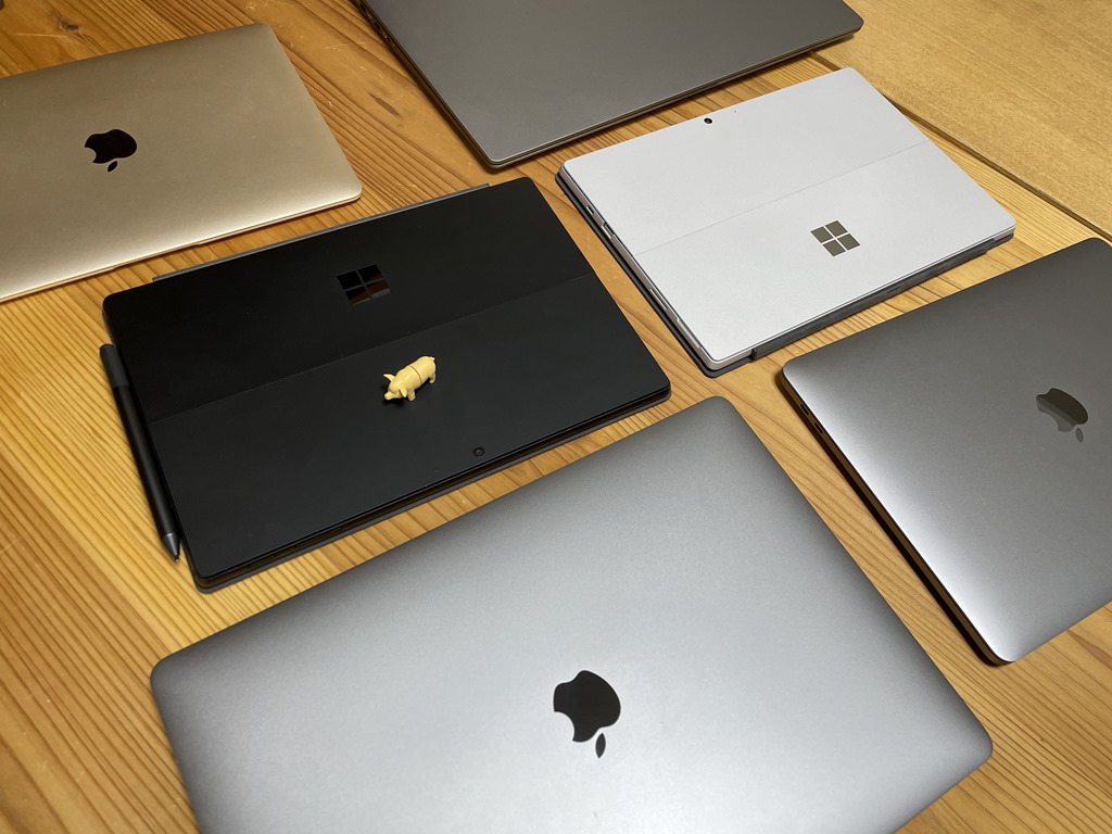 Surface ProとMacbook Proの比較