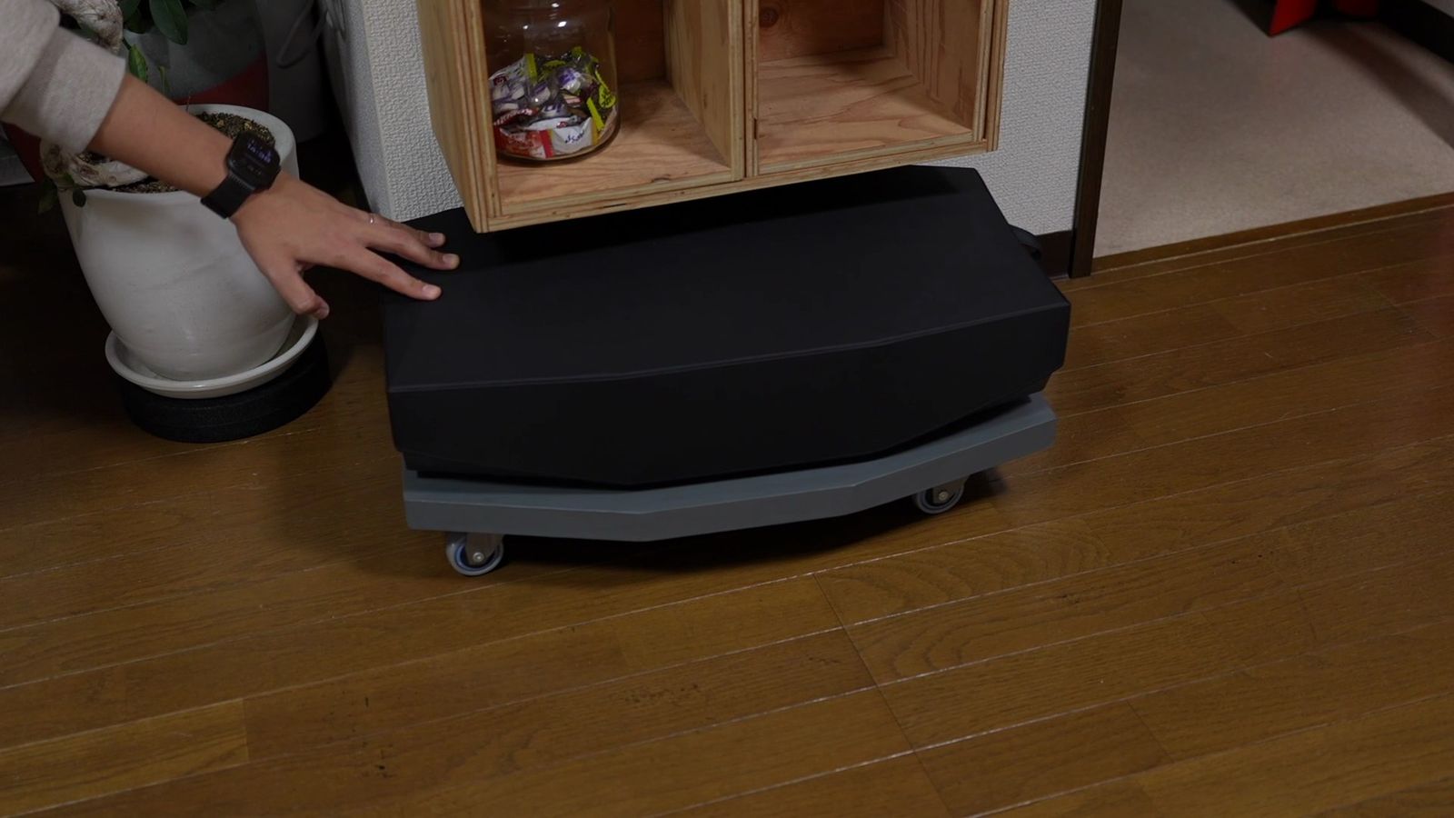 カバーをかけた本体