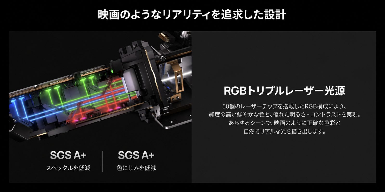 RGBトリプルレーザー光源